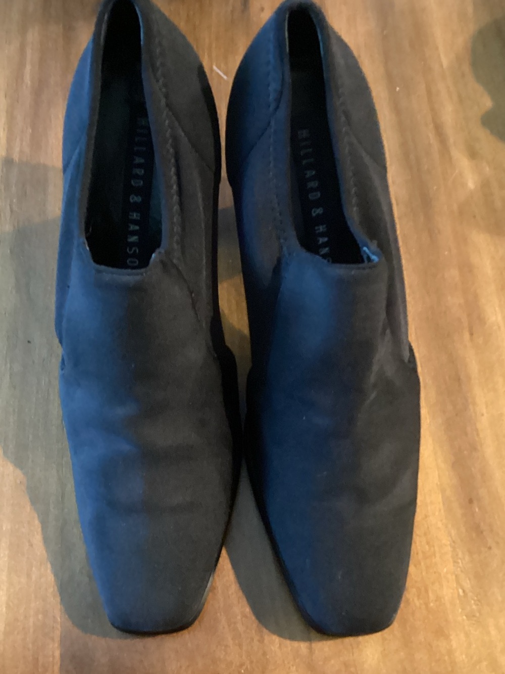 Hillard & Hanson Black Men's Slip-On Loafers